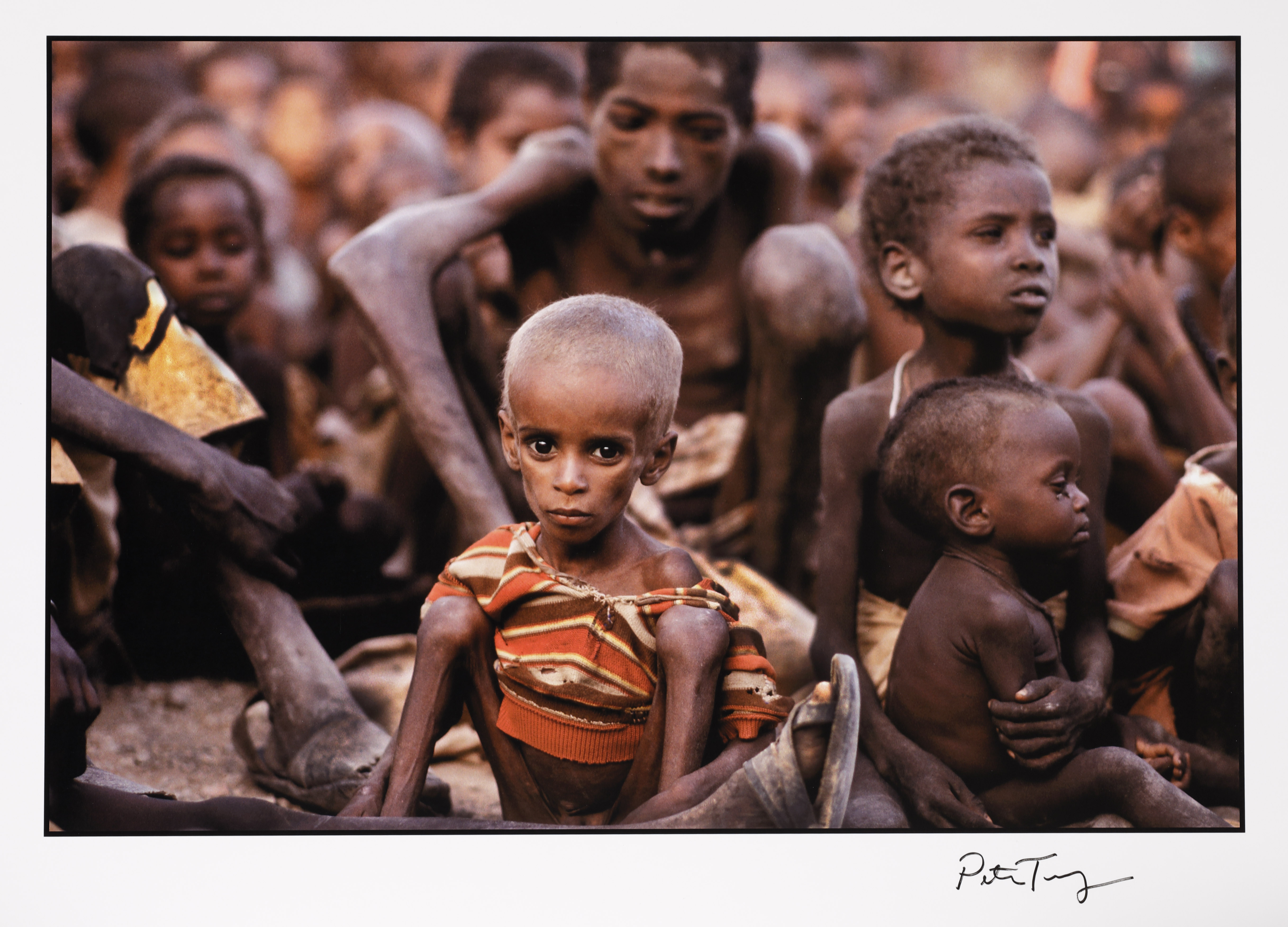 Peter Turnley. Famine Crisis, Wajid Somalia, 1992. Archival pigment print.