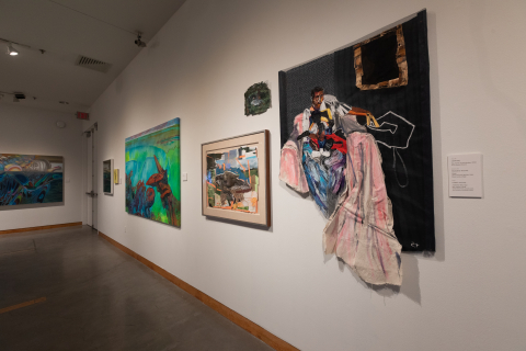 Installation view of the "Young, Gifted and Black" Exhibition