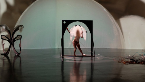 Still from Cavernous Bodies Performance by Georgia b. Smith